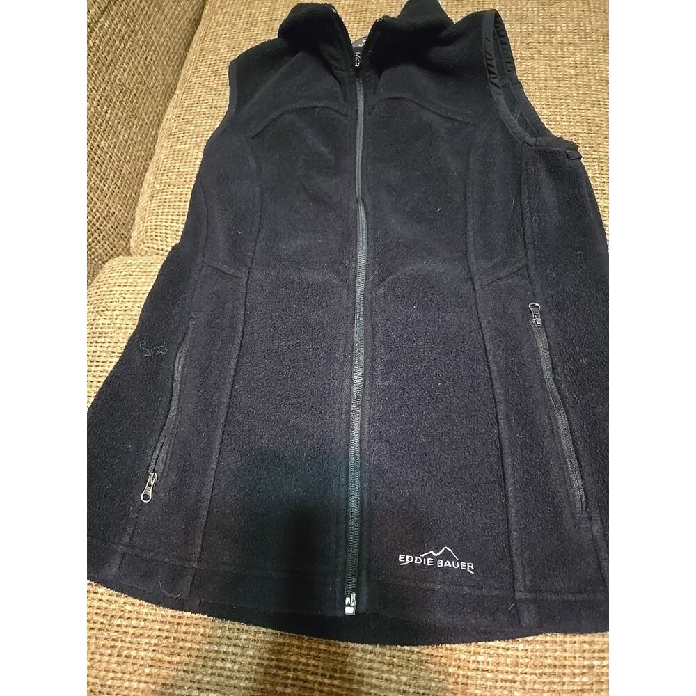 eddie bauer Vest Women‎ Med Black